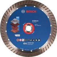 Bosch Professional 1x EXPERT MultiMaterial Turbo Diamantdoorslijpschijf (voor Beton, Baksteen, Dakpannen, Zachte stehen, Ø 230 x 22,23 mm, Accessoires Haakse Slijper)