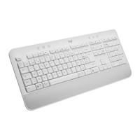 Logitech Signature K650 Comfort Draadloos Toetsenbord met Polssteun en Numpad, Bluetooth BLE of Logi Bolt USB-Ontvanger, Diepe Toetsen, Compatibel met de Meeste OS: PC/Windows/Mac - Wit