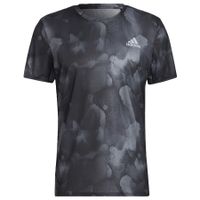 adidas Trainingsshirt Fast Graphic GFX - Zwart/Zilver - thumbnail