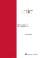 Retentierecht en uitwinning - Hardcover (9789013153439)