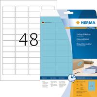 Etiket herma 4368 45.7 x 21.2 mm a4 960 st blauw
