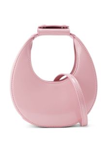 STAUD sac à main Goodnight Moon en cuir - Rose