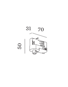 Wever & Ducre - 3-Phase Track Adapter B