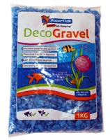 Superfish Deco Grind Neon Blauw 1kg - Veilige Trendy Aquarium Bodembedekking