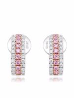 HYT Jewelry puces d'oreilles Argyle Pink en or 18ct ornées de diamants - Rose - thumbnail