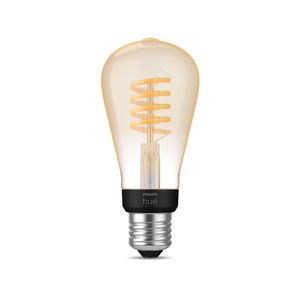 Philips Hue White Ambiance filament edison lamp goud dimbaar - E27 7W…