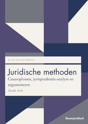Juridische methoden - H.T.M. Kloosterhuis - Paperback (9789462907713)