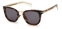 David Beckham zonnebril 7038/G/S cat.3 wayfarer bruin/grijs