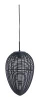 Light & Living Hanglamp Yaelle Ø26cm - Mat Zwart