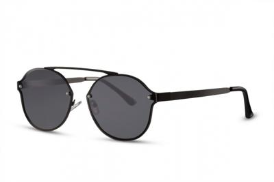 CWI zonnebril unisex cat. 3 panto zwart (CWI1907)