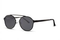 CWI zonnebril unisex cat. 3 panto zwart (CWI1907)