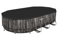 Bestway Power Steel Oval zwembad - 610 x 366 x 122 cm - met filterpomp en accessoires - thumbnail