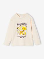 T-shirt Pikachu Evolution Pokemon®jongens zandbeige - thumbnail