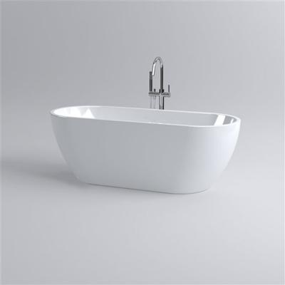 Ligbad Vrijstaand Clou InBe Ovaal 80x178x60cm Acryl Wit met Badwaste en Overloop Ligbad Vrijstaand Clou InBe Ovaal 80x178x60cm Acryl Wit met Badwaste en Overloop