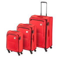 Princess Traveller Colombo 3 Delige Kofferset red