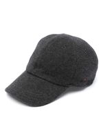 Kiton casquette en cachemire à logo brodé - Gris