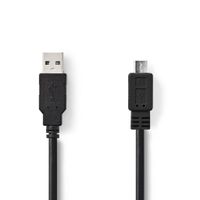 Nedis CCGT60500BK20 Kabel Usb 2.0 A Male - Micro B Male 2,0 M Zwart - thumbnail