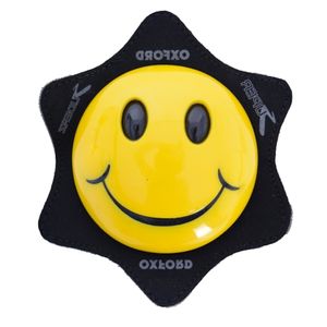 OXFORD Smiler, Knie-sliders voor motorbroeken, Geel