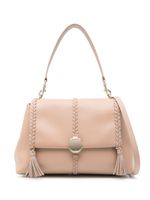 Chloé medium Penelope leather shoulder bag - Tons neutres