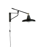 Wandlamp Hector Black | Donkergrijs Zwart