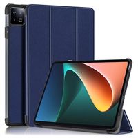 Tri-Fold Series Xiaomi Pad 6/Pad 6 Pro Smart Folio Case - Blauw - thumbnail