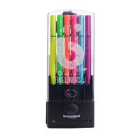 Fineliner Bruynzeel set ÃƒÂ¡ 12 kleuren assorti