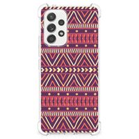 Samsung Galaxy A53 5G Doorzichtige Silicone Hoesje Aztec Paars