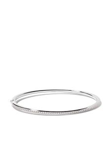 De Beers Jewellers bracelet jonc Micropavé Classic en or blanc 18ct et diamants - Argent