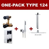 Wiesbaden one-pack inbouwthermostaatset type 124