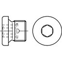 TOOLCRAFT TO-6855792 Sluitschroeven 1 1/8 Zoll Binnenzeskant (inbus) DIN 908 Staal 10 stuk(s) - thumbnail