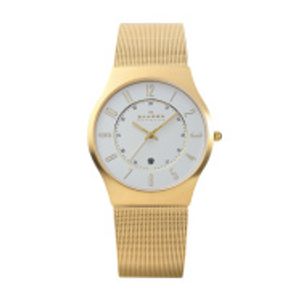 Horlogeband Skagen 233XLGG Mesh/Milanees Doublé 22mm