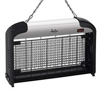 Jata Meli0620 Elektrische muggenbescherming voor binnen, werkbereik 50 m², zonder schadelijke stoffen, verwijderd door ontlading, stil, laag stroomverbruik, inclusief afstandsbediening