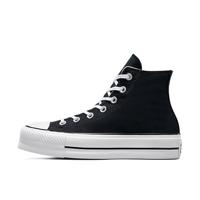 Converse Dames Sneaker High Chuck Taylor All Star Canvas Platform High Zwart 36,5, Zwart Wit Wit 560845c, 36.5 EU