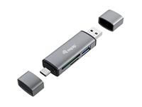 Equip Kaartlezer USB 3.0 HUB OTG SB-C & USB-A SD/MicroSD