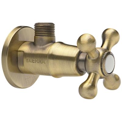 Loqé Luxor hoekstopkraan 1/2 x 1/2'' brons