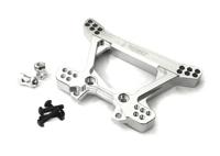 Integy VXHD Type CNC Rear Shock Tower, Zilver - Traxxas Rustler 4x4, Traxxas Hoss 4x4