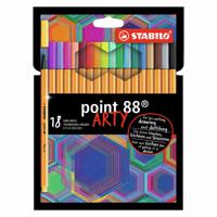 Stabilo Point 88 ARTY Fineliners, 18st.