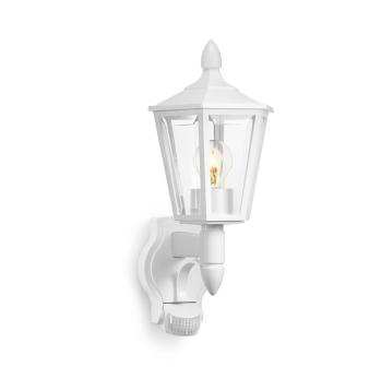 Steinel L 15 S 617912 Buitenlamp met bewegingsmelder (wand) Spaarlamp, LED E27 60 W Wit