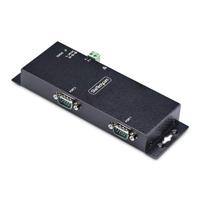 StarTech.com 2-Port Serieel naar Ethernet Adapter, IP Serial Device Server voor Remote RS232, Muur/DIN Rail, LAN naar DB9