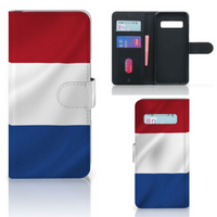 Samsung Galaxy S10 Bookstyle Case Nederlandse Vlag