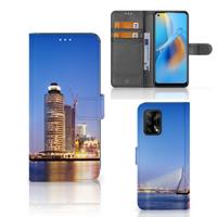 OPPO A74 4G Flip Cover Rotterdam - thumbnail