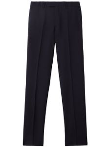 Burberry pantalon de costume à plis marqués - Bleu