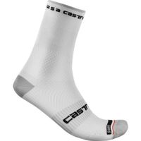 Castelli Rosso corsa 15 fietssokken wit heren S-M - thumbnail