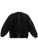 Purple Brand veste bomber à logo imprimé - Noir