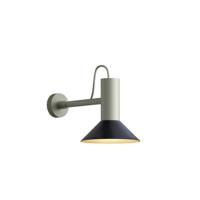 Wever & Ducre - Roomor Shade 1.0 Wandlamp Grijs / Zwart / Goud