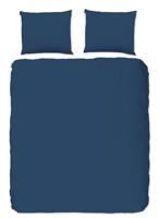 Good Morning! Beddengoedset, 3-delig, renforce, dekbedovertrek 240 x 200/220 cm en kussensloop 60 x 70 cm, effen 0270.24.03 Denim