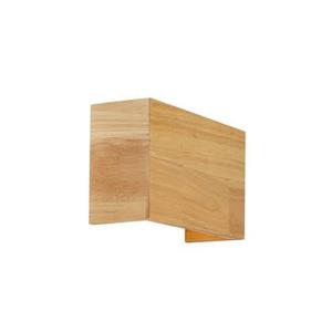 QAZQA Landelijke wandlamp eiken hout - Otan