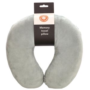 MEMORY FOAM NEKKUSSEN GRIJS