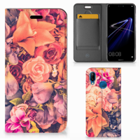 Huawei P20 Lite Smart Cover Bosje Bloemen