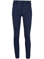 Patrizia Pepe pantalon de tailleur à taille mi-haute - Bleu